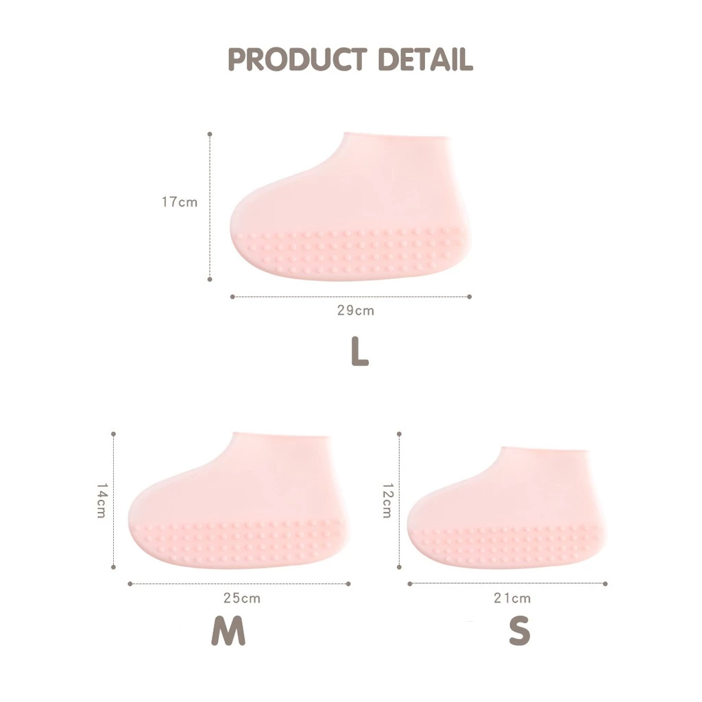 SILICONE SHOES COVER ถุงคลุมรองเท้ากันฝน thumbnail 7