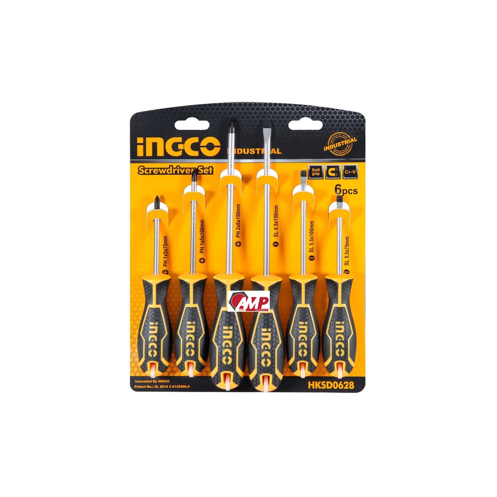 INGCO ชุดไขควง 6 ชิ้น