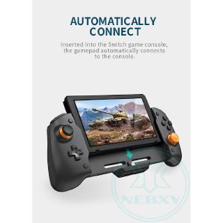 ตัวควบคุมด้ามจับเกม Gamepad Plug PD ชาร์จเร็ว ERGONOMIC Controller Pad Pro สำหรับ Nintendo SWITCH โหมดมือถือพร้อมการสั่นสะเทือนมอเตอร์คู่ Built-in 6-Axis Gyro และการออกแบบที่กันเหงื่อ