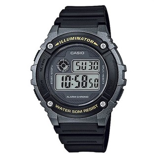 Casio Standard Digital รุ่น W-216H-1B - Black