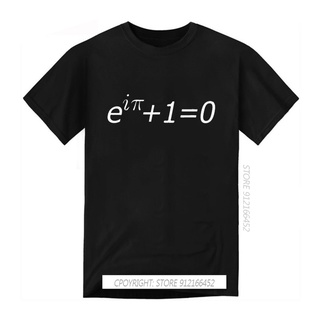 เสื้อยืด พิมพ์ลายสมการ Eulers Identity คณิตศาสตร์ ฟิสิกส์ แฟชั่นสําหรับผู้ชาย และผู้หญิงS-5XL