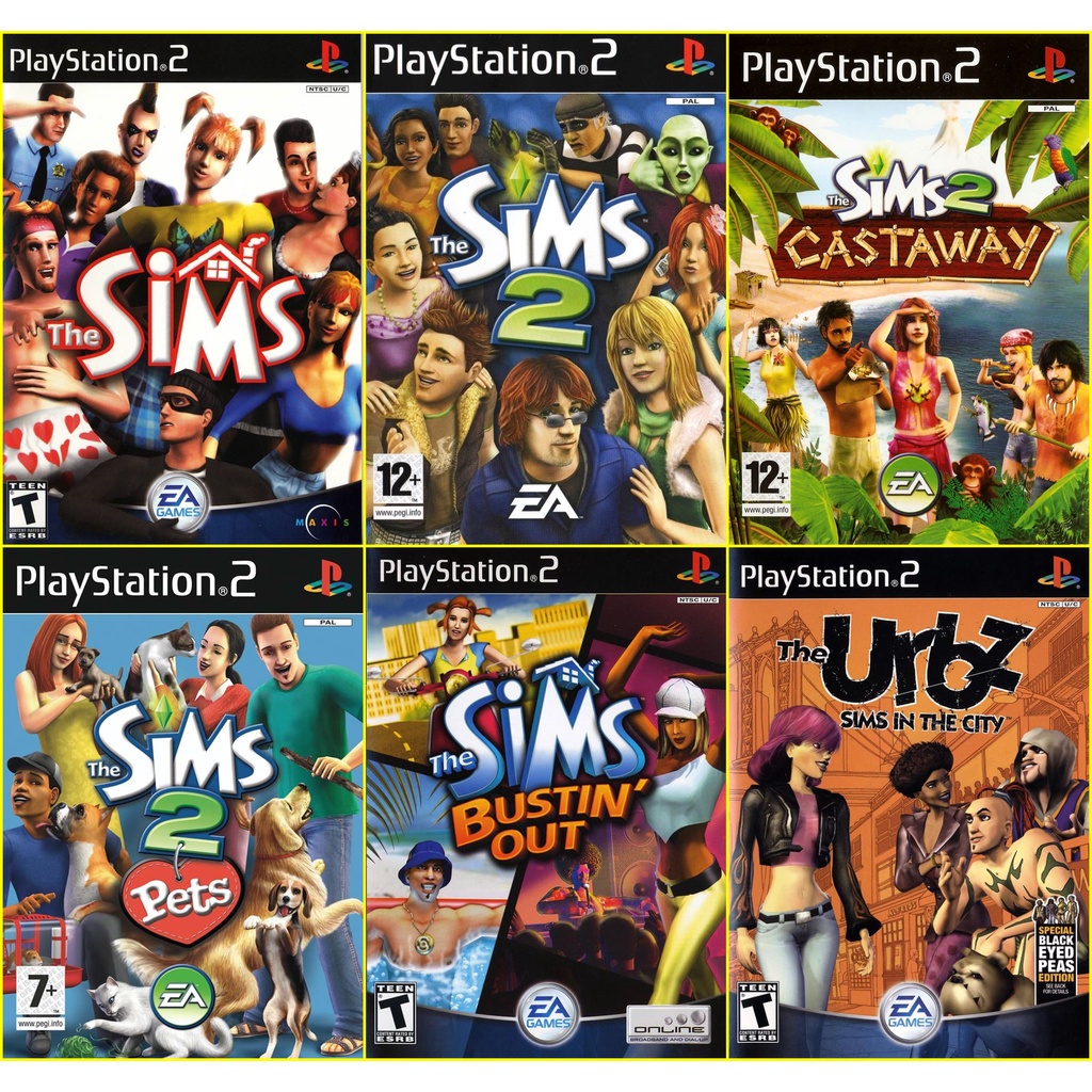 The Sims เดอะซิมส์ ทุกภาค แผ่นเกม PS2 Playstation 2 | Shopee Thailand