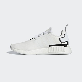 แท้ 100% Adidas NMD R1 สีขาว แต่งขอบดำ Size UK 8 / US 8.5 / EU 42 / 26.5 CM