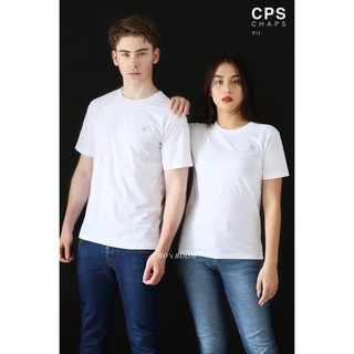 เสื้อยืดแฟชั่นแขนสั้นสีพื้น CPS งานป้าย มีหลายสีให้เลือก งานป้าย Cotton100%ใส่ได้ทั้งชายและหญิง (S M L XL)