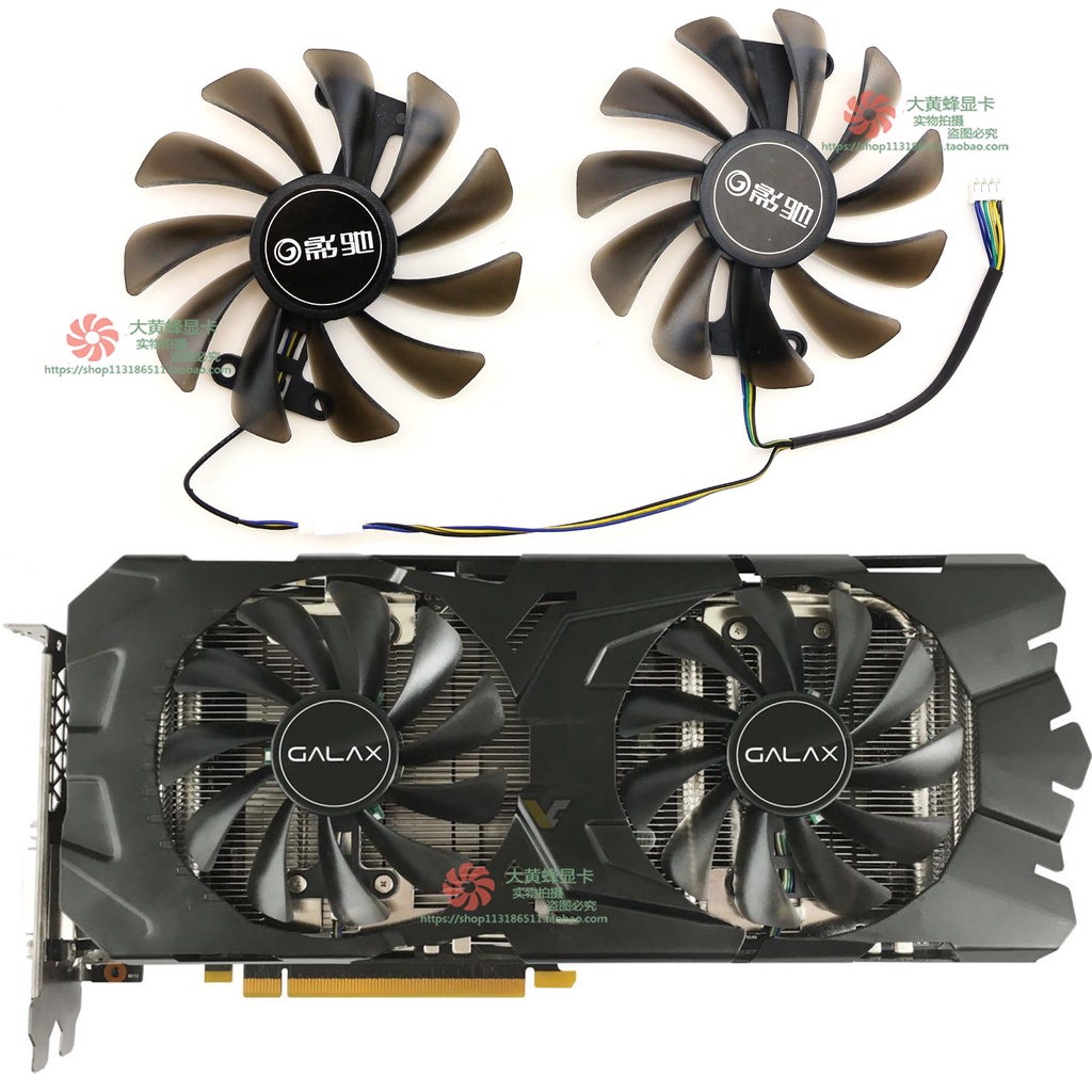 พัดลมระบายความร้อนการ์ดจอ สําหรับ Galax Yingchi Gtx1070 10700Ti Exoc Snpr General P104-100
