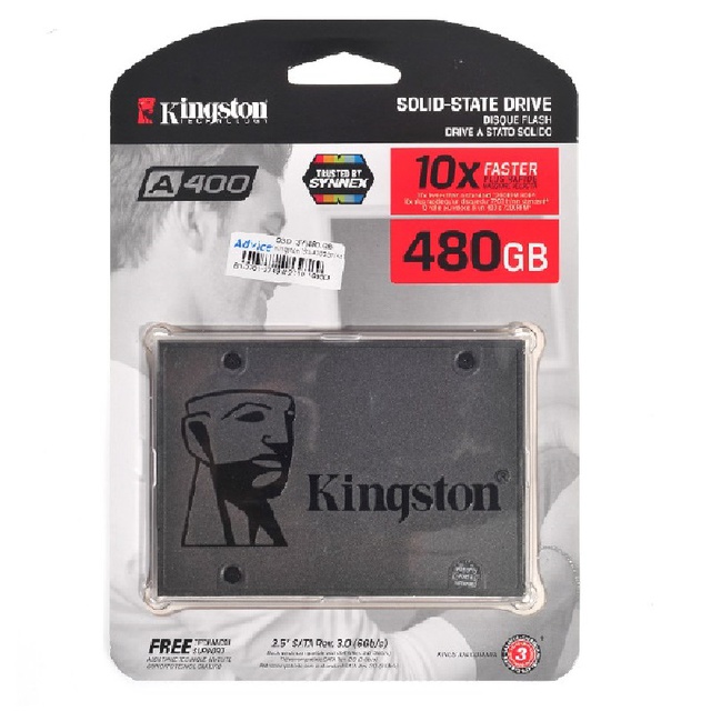 Kingston SSD SATA 480 GB A400 (SA400S37480G) - adviceit_officialshop ...