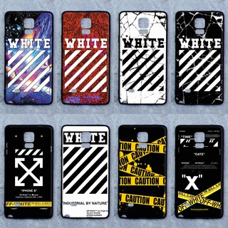 เคส Samsung  Note 4  ลาย WHITE  ขอบนิ่มหลังแข็ง เคสมือถือ เคสโทรศัพท์ Case