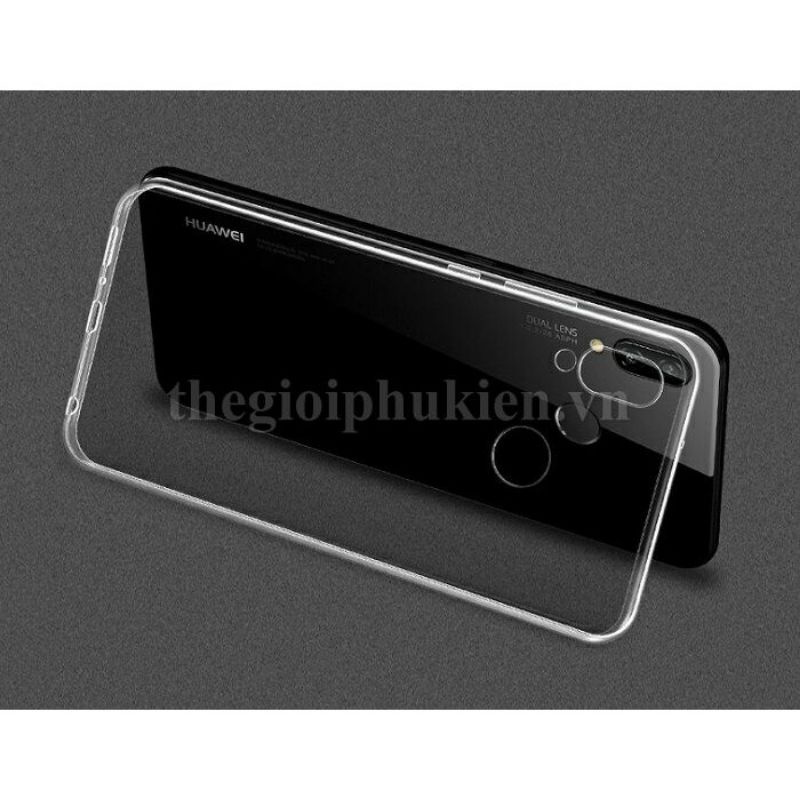 Huawei y9 2018/Y9 2019/Y9 prime 2019 เคสซิลิโคนยืดหยุ่นโปร่งใส 0.5 มม. บางเฉียบ