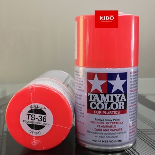 สีสเปรย์ทามิย่า Tamiya TS-36 fluorescence red สีส้มฟลูออเรส