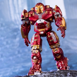 ข้อต่อเวนเจอร์ส Iron Man Hulk Buster ชุดเกราะเคลื่อนย้ายได้พร้อมไฟส่องสว่าง Led Model โมเดลรถเหล็ก ไอรอนแมน Action Figure ของเล่นเด็ก