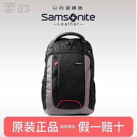 ✵☂■Samsonite Fashion Backpack Business Travel Bag Apple Lenovo Notebook 15.6 กระเป๋าคอมพิวเตอร์กระเป๋าเป้ความจุขนาดใหญ่