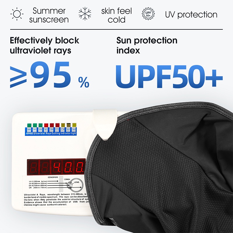 WEST BIKING ขี่จักรยานหน้ากากใบหน้าผ้าไหมน้ําแข็งกีฬาหน้ากาก UV400 ป้องกัน Balaclava ผู้ชายผู้หญิงฤดูร้อนขี่จักรยาน Anti UV ผ้าพันคออุปกรณ์ขี่จักรยาน — صورة 3