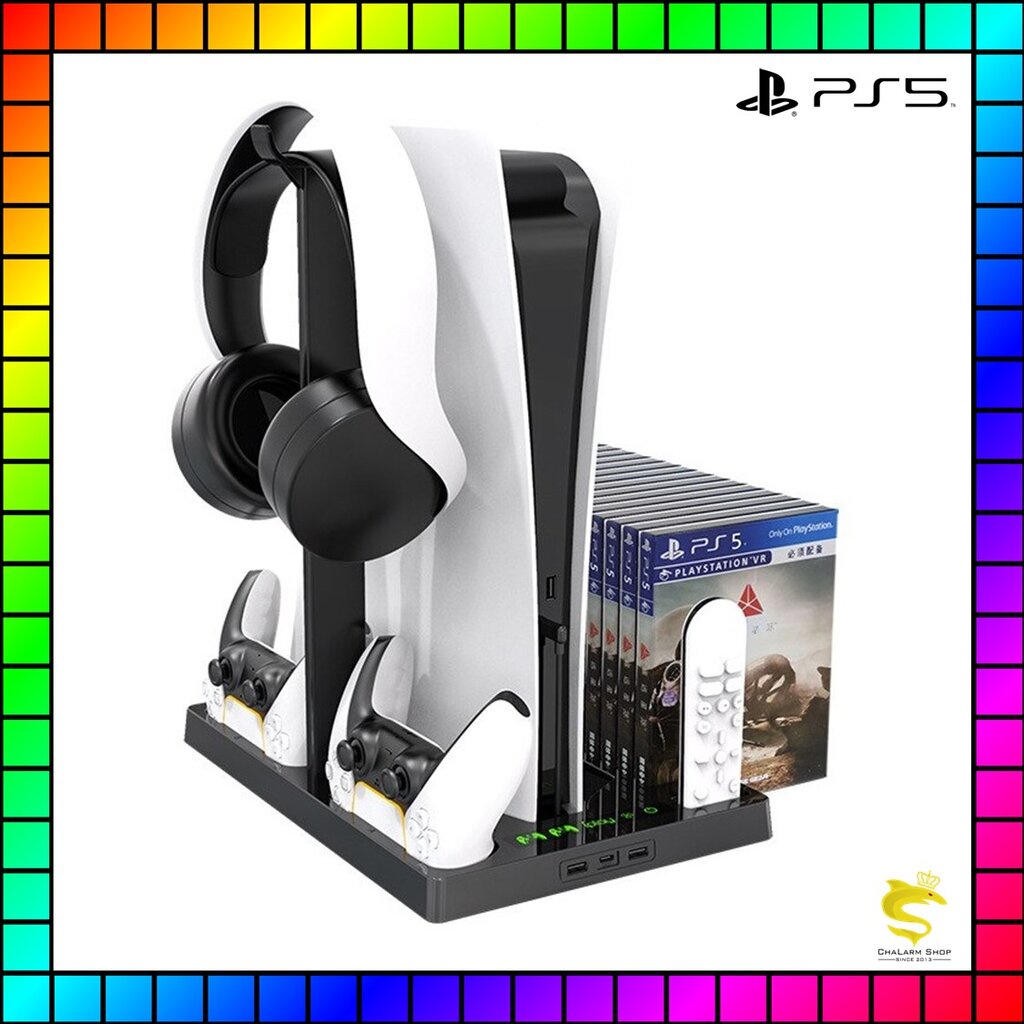 Iplay PS5 Multifunctrinal Cooling Stand รุ่นแรก แบบใส่แผ่นและดิจิตัล