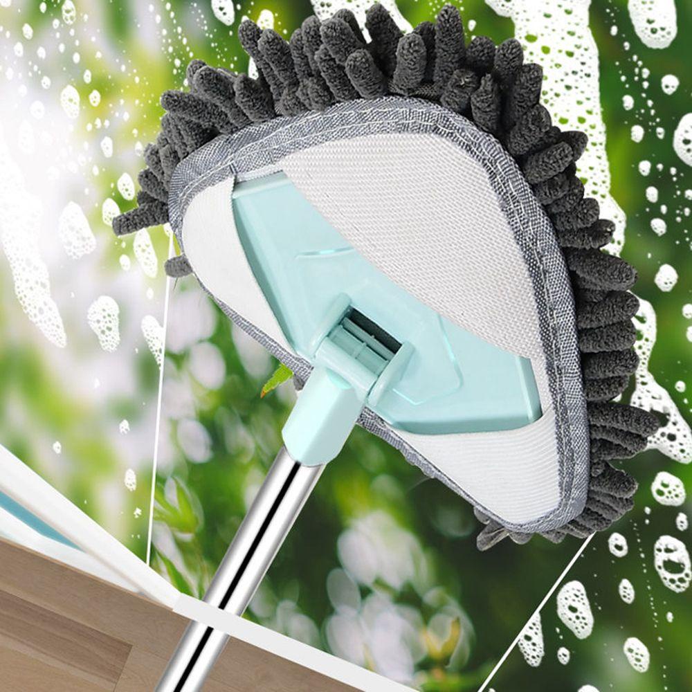 Yolo ผ้าม็อบ ทรงสามเหลี่ยม แบบเปลี่ยน สําหรับเช็ดทําความสะอาดหน้าต่าง - รูปที่ 4