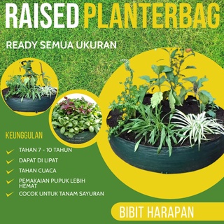Planter Bag Raised Bed Planterbag Bulat Polybag Pot Kantong Tanaman