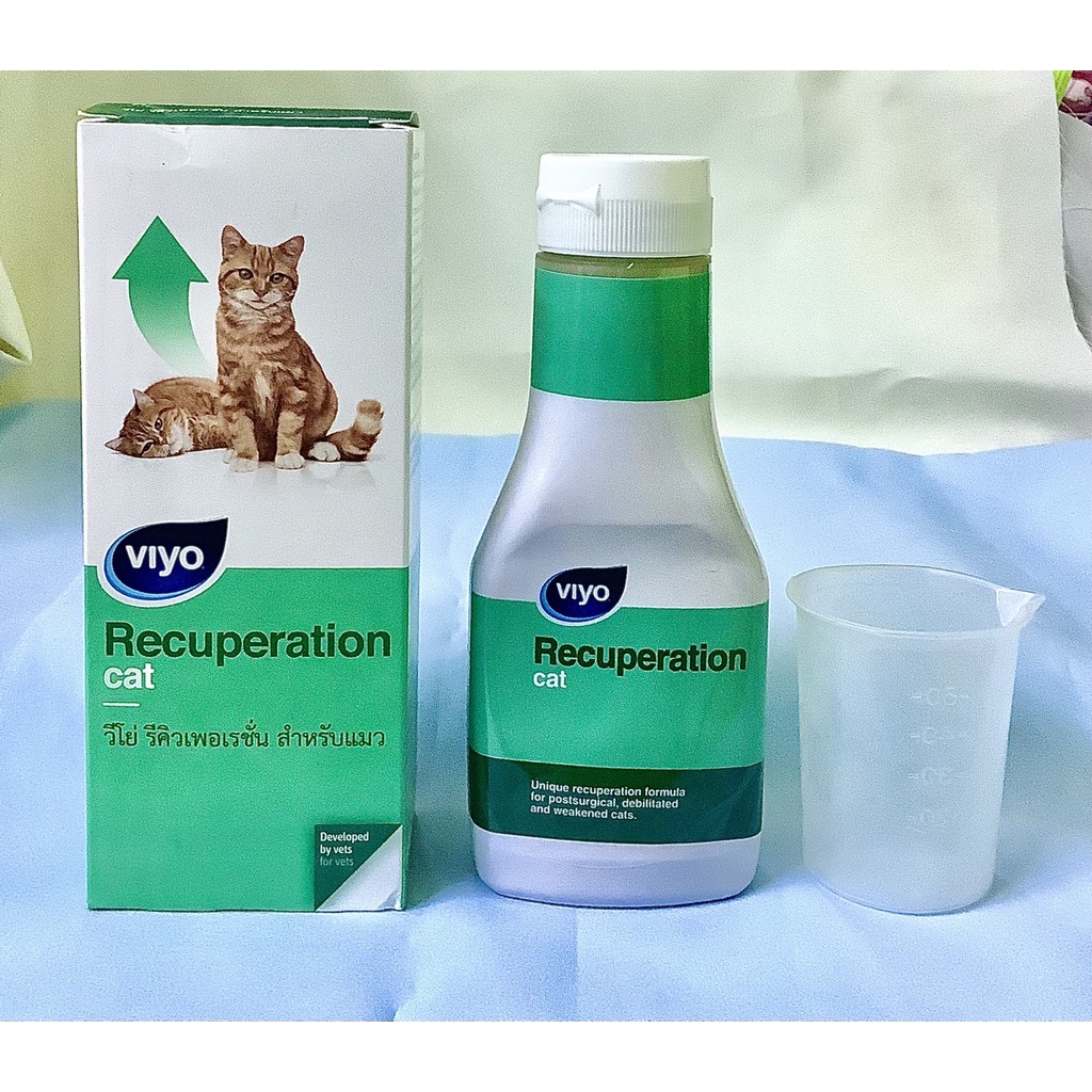 ใหม่✨ Viyo Recuperation Cat I วีโย่ รีคิวเพอเรชั่น สำหรับแมว I ผลิตภัณฑ์สูตรน้ำ บำรุงสุขภาพแมวในยามอ