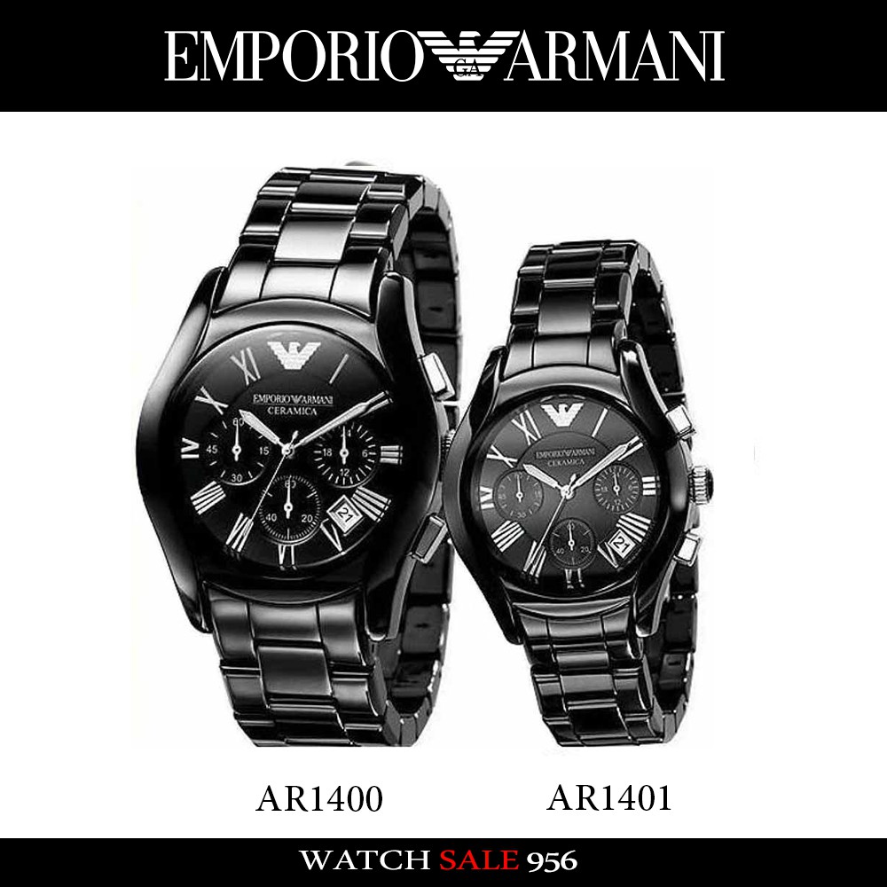 นาฬิกาผู้ชาย EMPORIO ARMANI สายสแตนเลสแท้ รุ่น AR1400 / AR1401