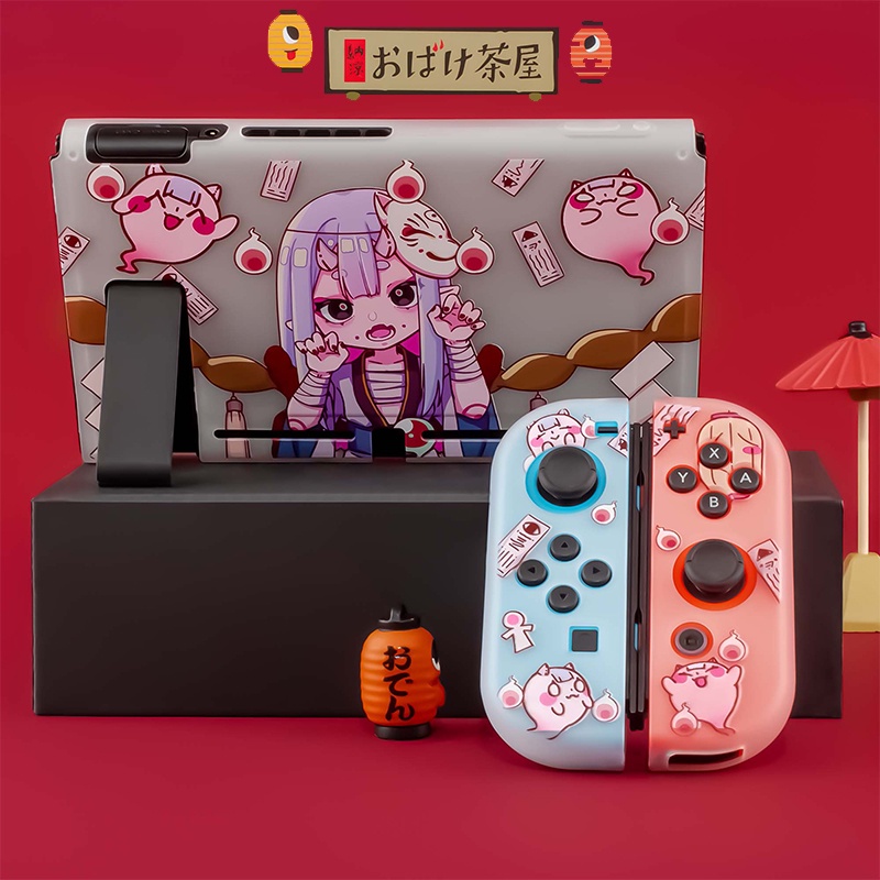 [Ghost Girl] เคส OLED สวิตช์น่ารักสําหรับ Nintendo Switch & OLED, Nintendo Switch/Switch OLED Consol