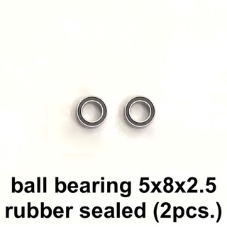 Ball bearing 5x8x2.5 rubber sealed (2pcs.)