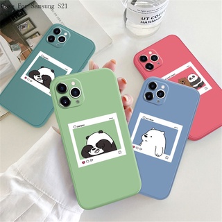 Compatible With Samsung Galaxy S21 FE Plus Ultra S21+ 5G สำหรับ Case Anime Bears เคส เคสโทรศัพท์ เคสมือถือ