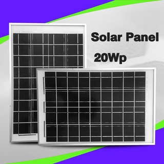 แผงโซล่าเซลล์ Solar 20วัตต์ สำหรับชาร์จแบตเตอรี่ พลังงานแสงอาทิตย์ Technical Data 20W 18V แผงโซล่าเซลล์ ASP