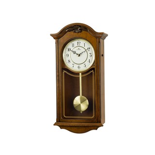 clock WALL CLOCK WOOD 9X19 Inches DARK BROWN DODENI Home decoration Home &amp; Furniture นาฬิกา นาฬิกาแขวนไม้ DOGENI WCW011D