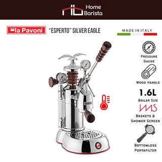 La Pavoni Esperto (Silver Eagle+Wood Handle)