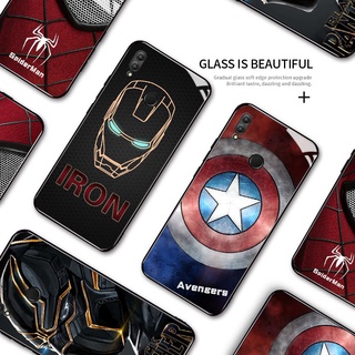 For Honor 10 10 Lite 10i 20i 20 20 Pro Note 10 Honor Play Marvel เคสโทรศัพท์กระจกเทมเปอร์ฝาหลัง Coverเคสโทรศัพท์