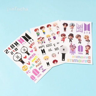 Kpop สติ๊กเกอร์ลายการ์ตูนน่ารัก Bts Tinytan สําหรับติดตกแต่งเครื่องเขียน