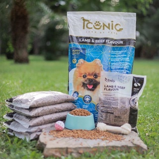 [ 15 Kg.] Iconic อาหารสุนัข ทุกวัย ทุกสายพันธุ์ เม็ดเล็ก รสแกะ-เนื้อวัว