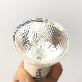 หลอดไฟ หลอดฮาโลเจน ขั้วเกลียว ขั้วE27 100W แสงวอร์ม หลอด Reflector Halogen Lamp GLORIA JDR 220/240V