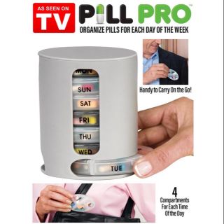 Pill Pro กล่องใส่ยาวิตามิน 7 วัน 28 ช่อง