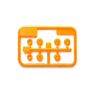 TAMIYA 95560 Jr Plastic Bearing Set Orange Low-Friction