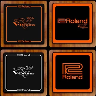 Huaxia House บ้านตุ๊กตา#Roland Roland พรมกลองไฟฟ้า แจ๊ส กลอง แผ่นกันลื่น ซ้อมบาร์สตูดิโอ สินค้าร็อคเฮาส์#ชีวิตเพื่อความสวยงาม