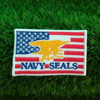 แผ่นแพทช์ตราสัญลักษณ์ รูป NAVY SEAL USA ป้องกันลม สไตล์อเมริกัน แฟชั่นยุทธวิธี อุปกรณ์เสริมสําหรับรถจักรยานยนต์เด็ก