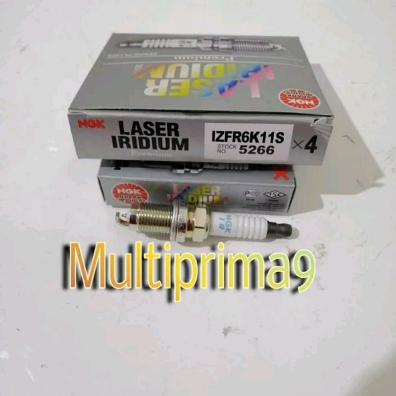 หัวเทียนเลเซอร์อิริเดียม CRV Gen 3 & Civic 1.8cc IZFR6K-11s ดั้งเดิม