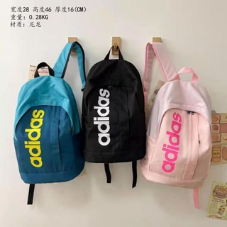 Adidas Popular trend backpack men and women fashion backpack junior high school high school large capacity computer bag