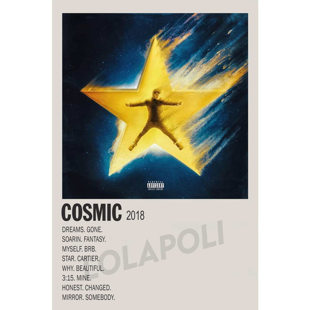 โปสเตอร์ปกอัลบั้ม Cosmic - Bazzi