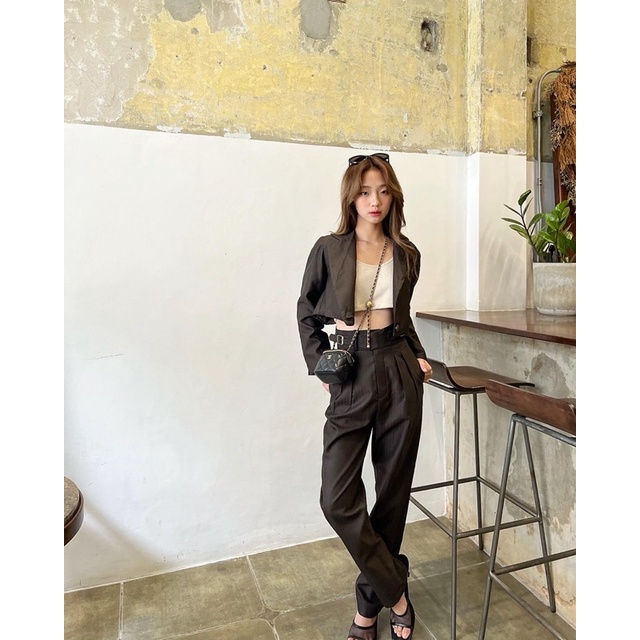 BACBOM ll STRIPE DARK BROWN