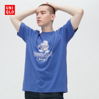 Uniqlo เสื้อยืดแขนสั้น พิมพ์ลายดิสนีย์ สําหรับผู้ชาย และผู้หญิง (UT) 455824 ยูนิโคล่