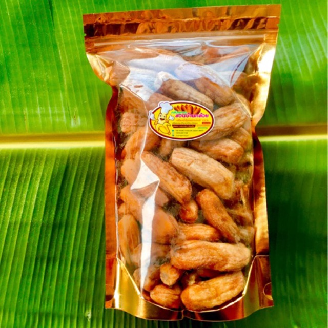 ກ້ວຍຕາກແບບຮູບວົງ (ສວນບ້ານກ້ວຍ) ລົດຊາດທຳມະຊາດ ແພັກ 1 ກິໂລ ພ້ອມສົ່ງ