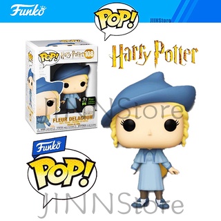 JINNStore Funko Pop Harry Potter Fleur Delacour 108 ไวนิลรุ่นมือตุ๊กตารูปของเล่นสะสมพร้อมกล่องตกแต่งของเล่นเด็กของขวัญวันเกิด