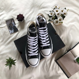 CONVERSE HI-BLACK LEATHER UNISEX ของแท้100%