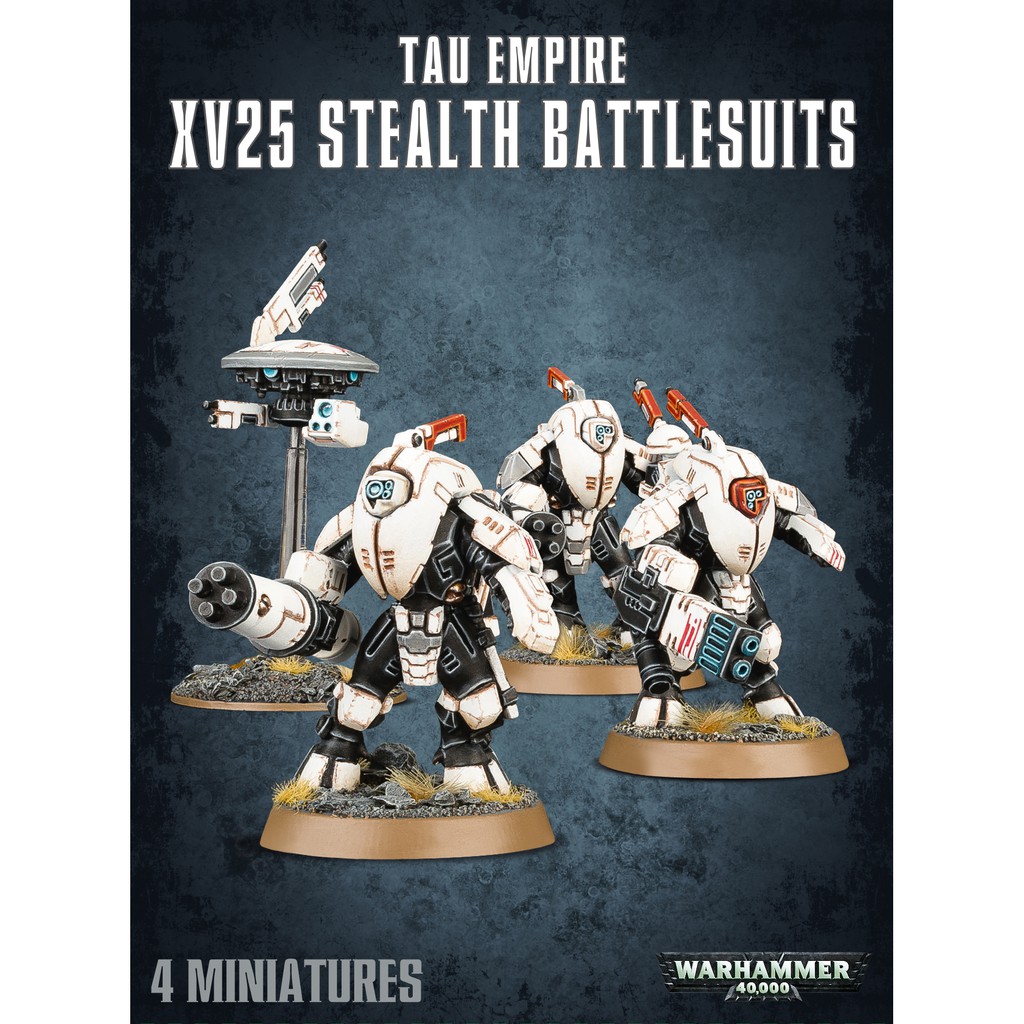 Warhammer - TAU EMPIRE XV25 STEALTH BATTLESUITS