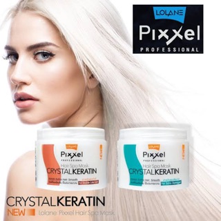 โลแลน พิกเซล แฮร์ สปา มาส์ก ทรีทเมนท์ 450 ก มี 2 สูตร Lolane Pixxel Hair Spa Mask CRYSTAL KERATIN