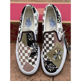 Vans slip on รองเท้าผ้าใบแบบสวมพร้อมกล่อง