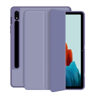 เคสอัจฉริยะ พร้อมที่ใส่ดินสอ สําหรับ Samsung Galaxy Tab S9 11 นิ้ว 2023 S8 S7 S6 Lite SM-X700 T870 A8 10.5 X200 X205