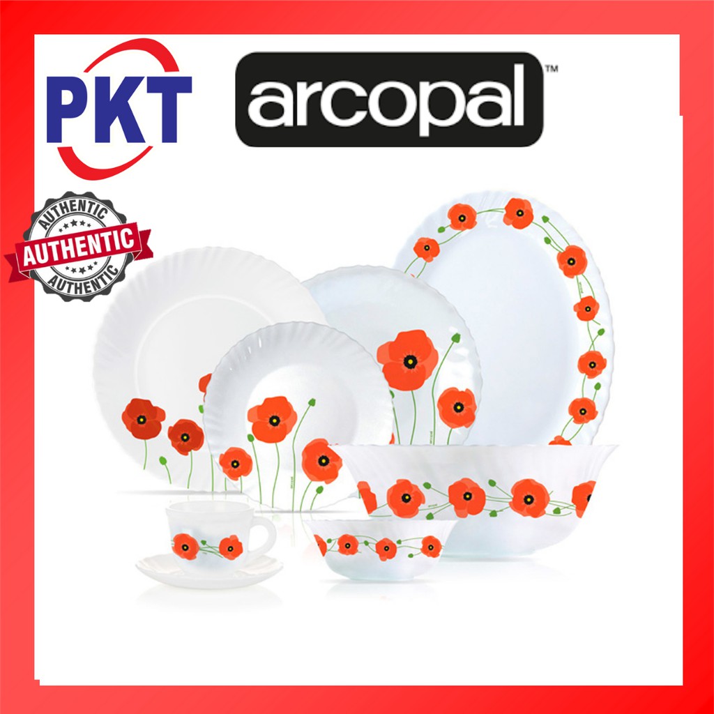 Arcopal 38PC RED ROMANCE / LUMINARC