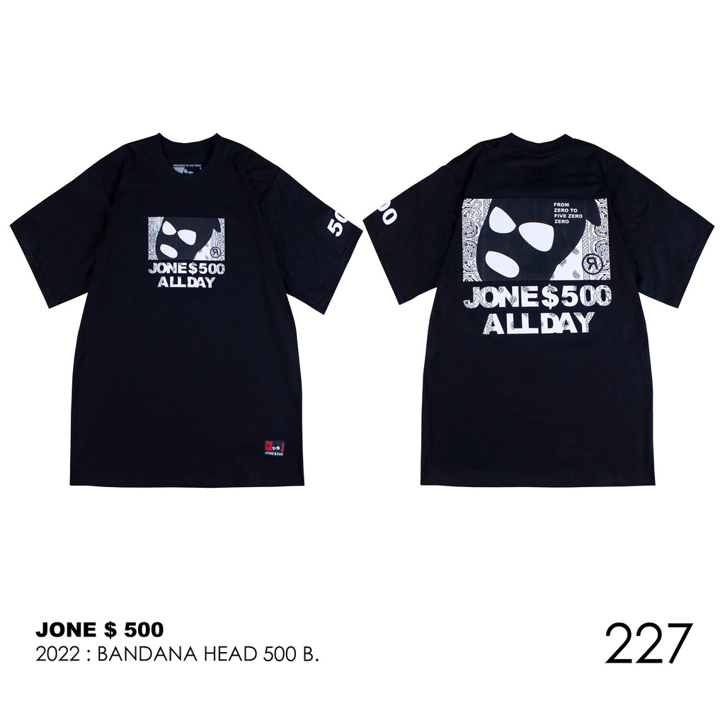 Tee JONE500 คลอเล็คชั่นล่าสุด เสื้อยืดสกรีนลาย 2022 Collection 227-231