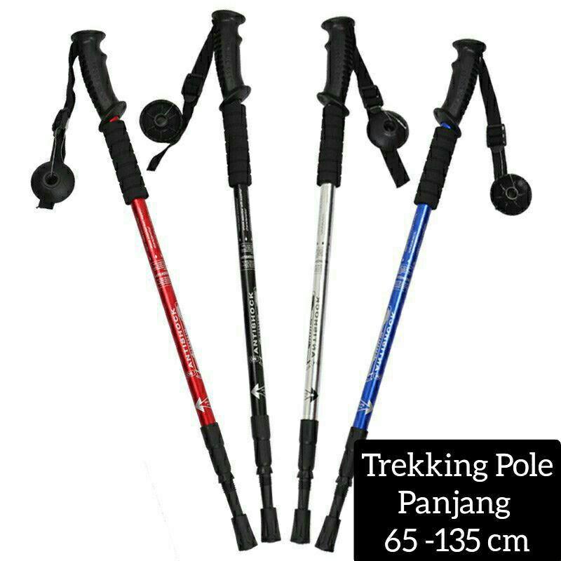 ไม้ปีนเขา - Trekking Pole Anti Shock Straight 135cm outdoor Stick